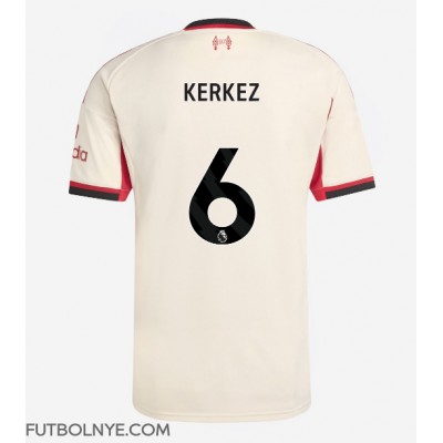 Camiseta Liverpool Milos Kerkez #6 Visitante Equipación 2025-26 manga corta Camiseta Liverpool Milos Kerkez #6 Visitante Equipación 2025-26 manga corta